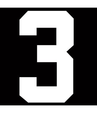 Picture of 3 HOCKEY NUMBER